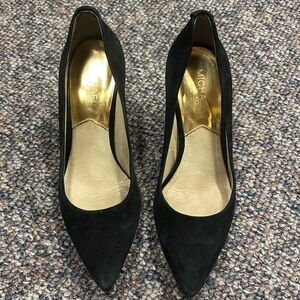 Michael Kors Black Suede Pump